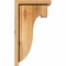 Ekena Millwork Del Monte Rough Sawn Corbel w/Backplate, Western Red Cedar, 8"W x 10"D x 18"H COR08X10X18DEL01RWR - alternate 2